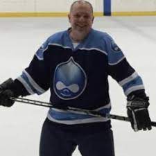 Rod Martin on a hockey rink
